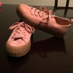 Pink Suede Canvas